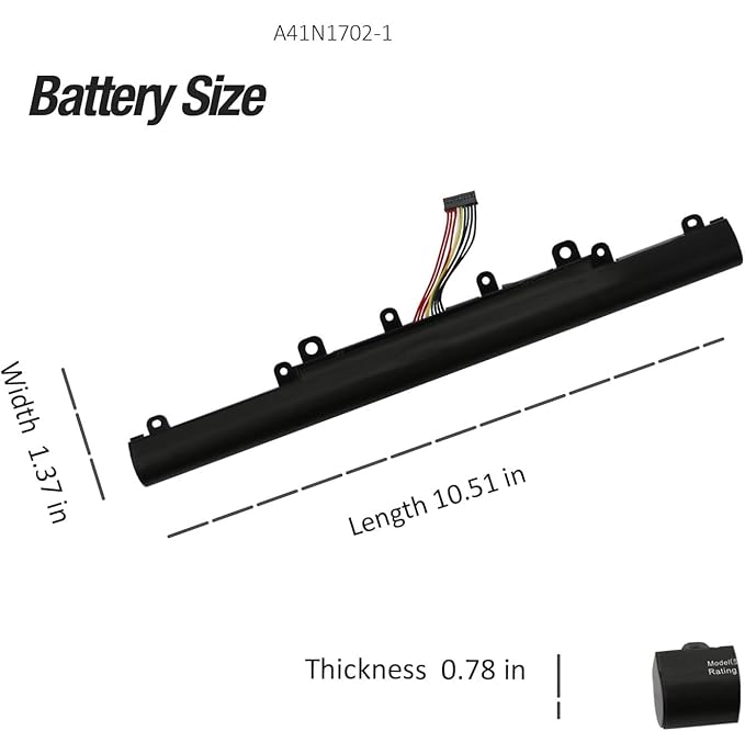 Asus A41-N1702 Laptop Battery - Image 3