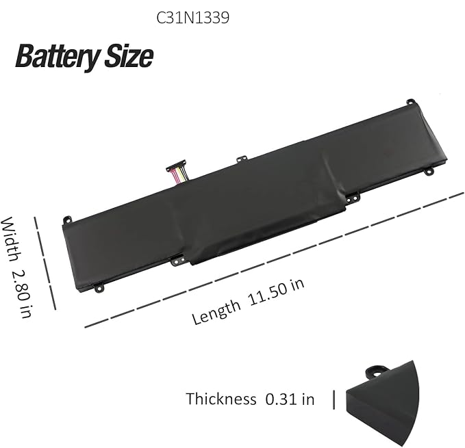 Asus C31N1339 Laptop Battery - Image 2