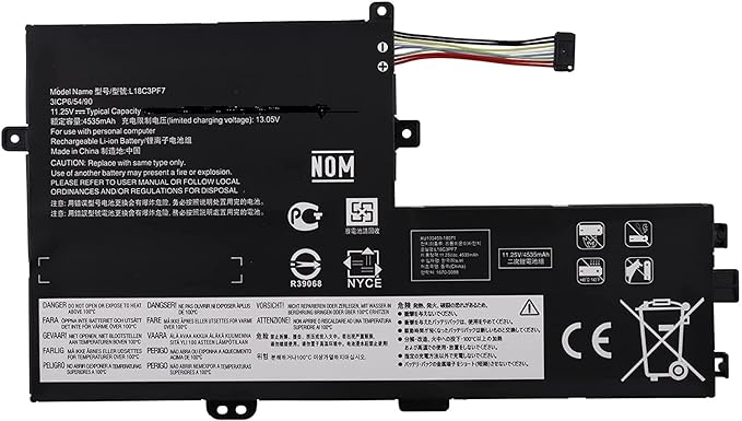 Lenovo L18L3Pf2 Laptop Battery