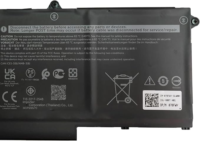Dell M69D0 Laptop Battery