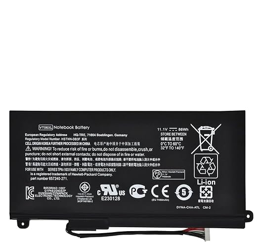 Hp Vt06Xl Laptop Battery