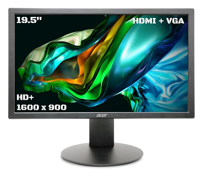 Acer K202Q 19.5 Inch Hd+ Monitor