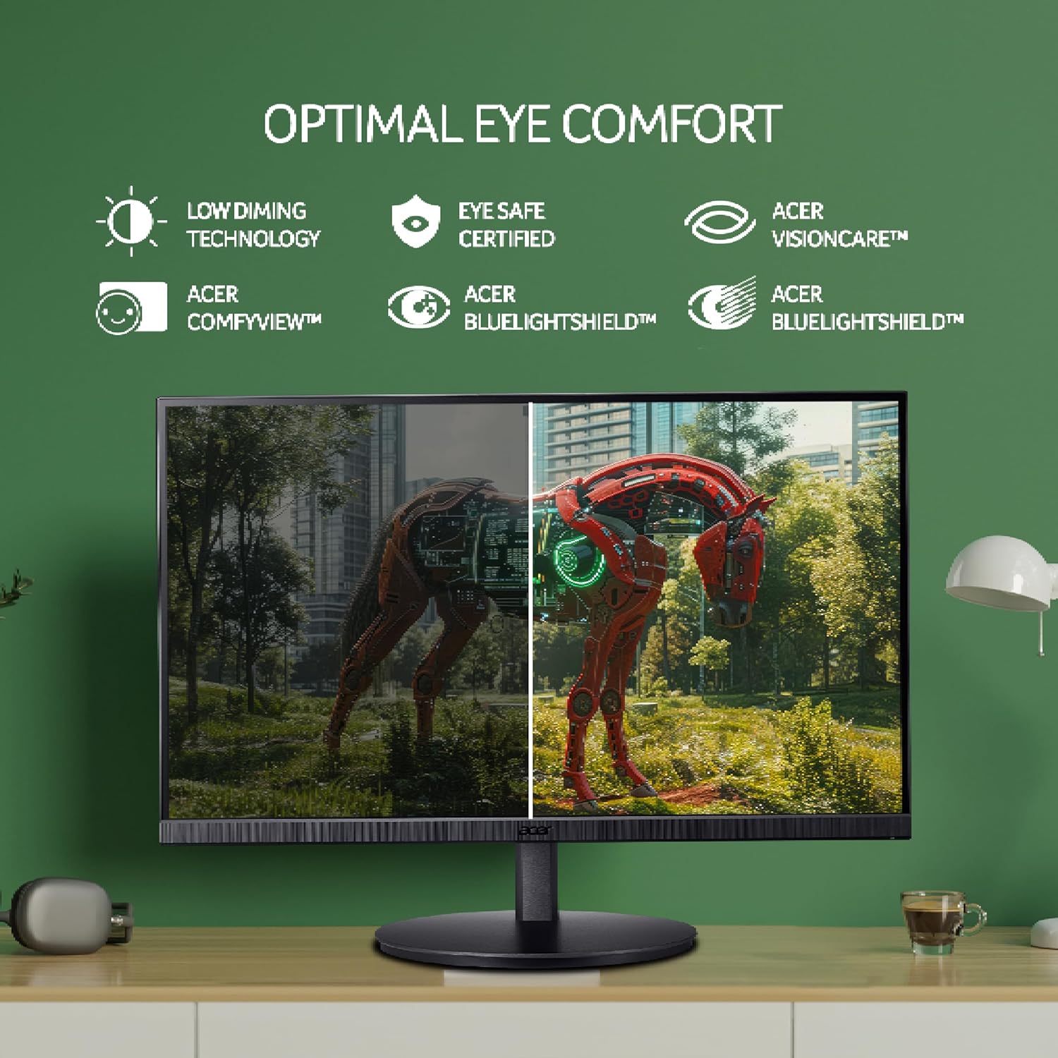 Acer Cb272K 27 Inch Uhd 4K 3840 X 2160 Pixels Ips Backlit Led Lcd Monitor - Image 2