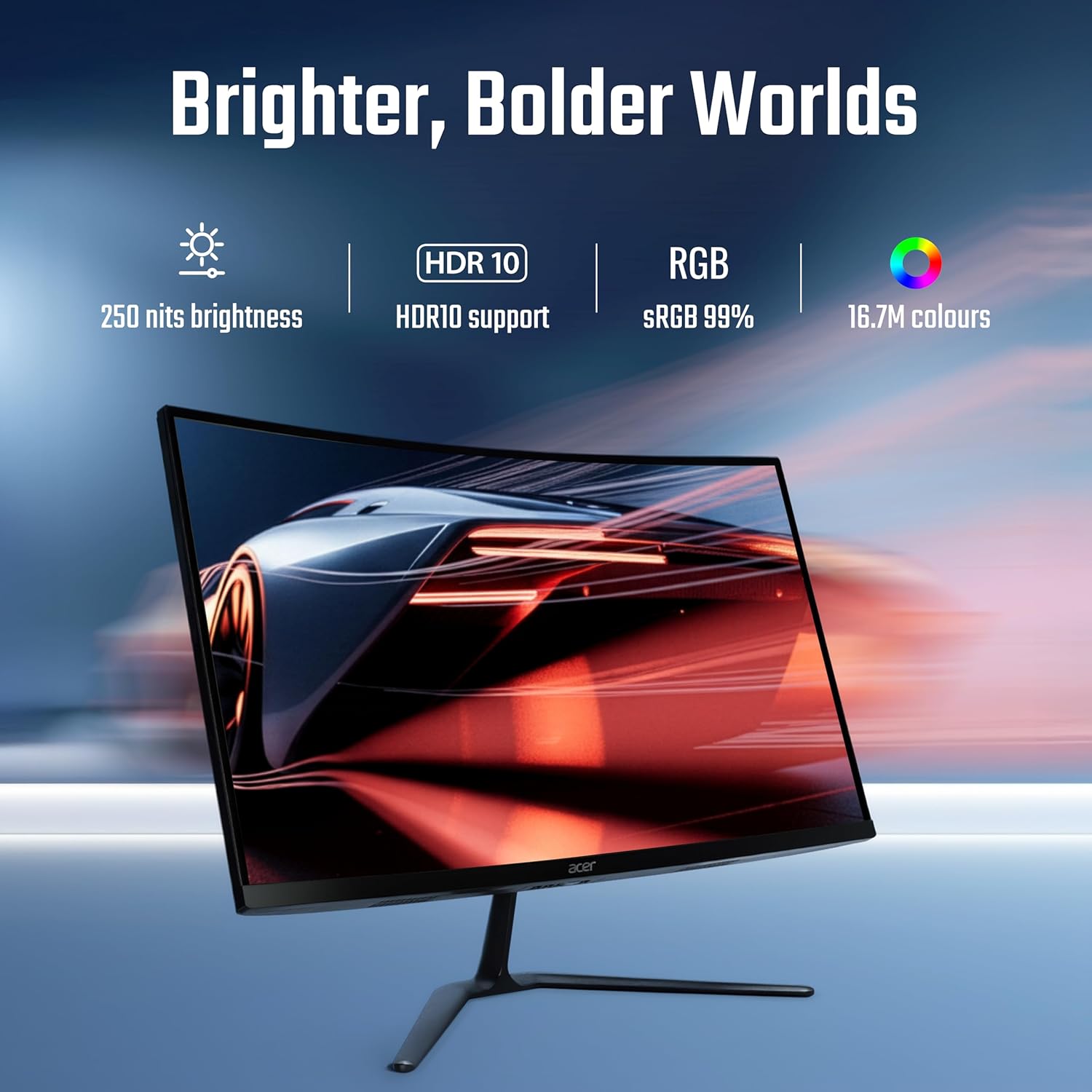 Acer Nitro Ed270 X0 27 Inch Full Hd Curved Gaming Monitor - Image 2