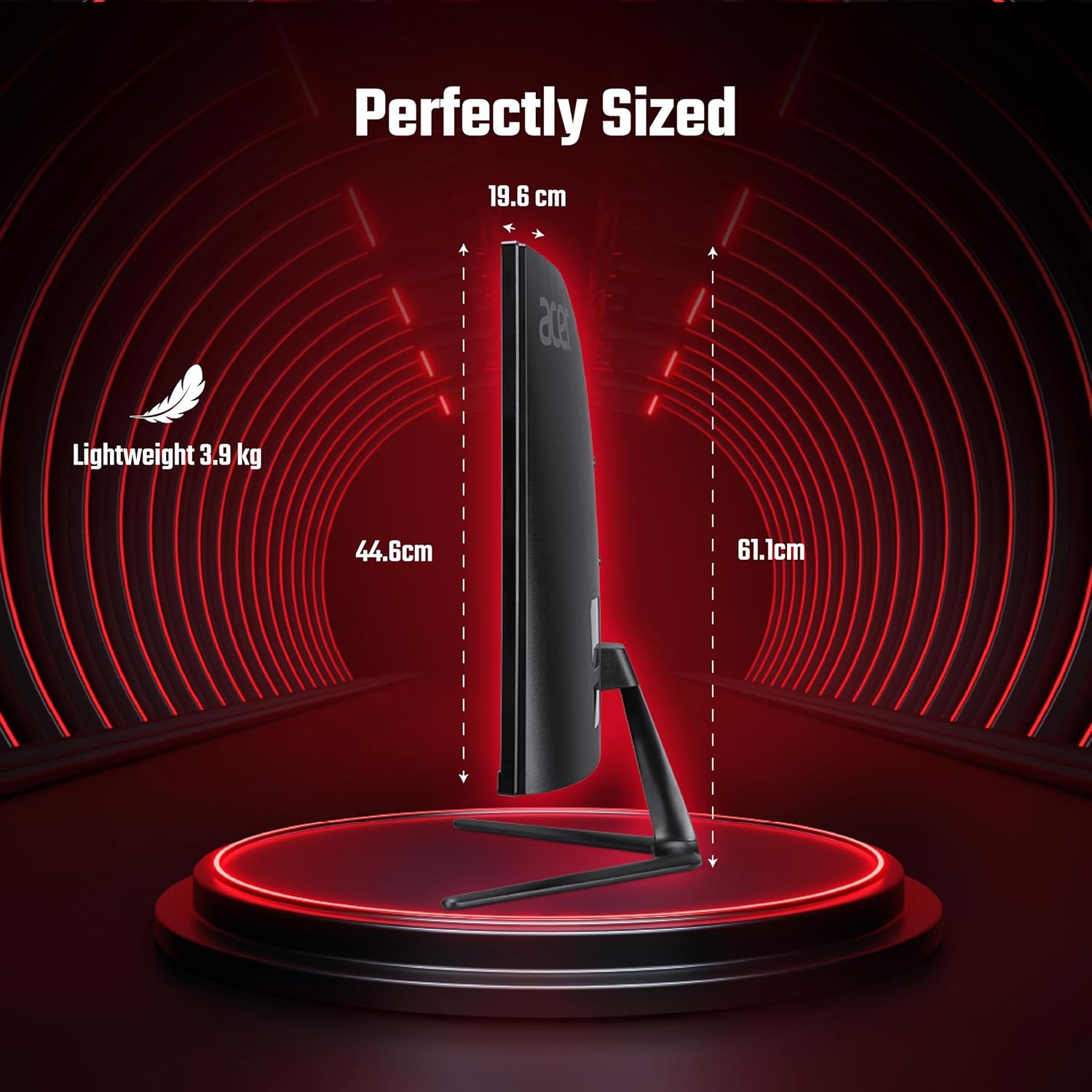 Acer Ed270 Z 27 Inch Full Hd 1500 R Curved Gaming Backlit Led Lcd Monitor - Image 4