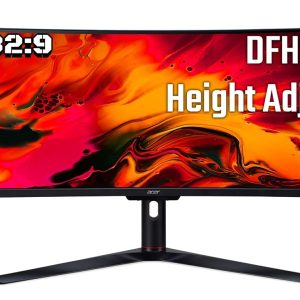 Acer EI491CR S 49 Inch LED 1800R Curved DFHD 3840 X 1080 Pixels VA Monitor