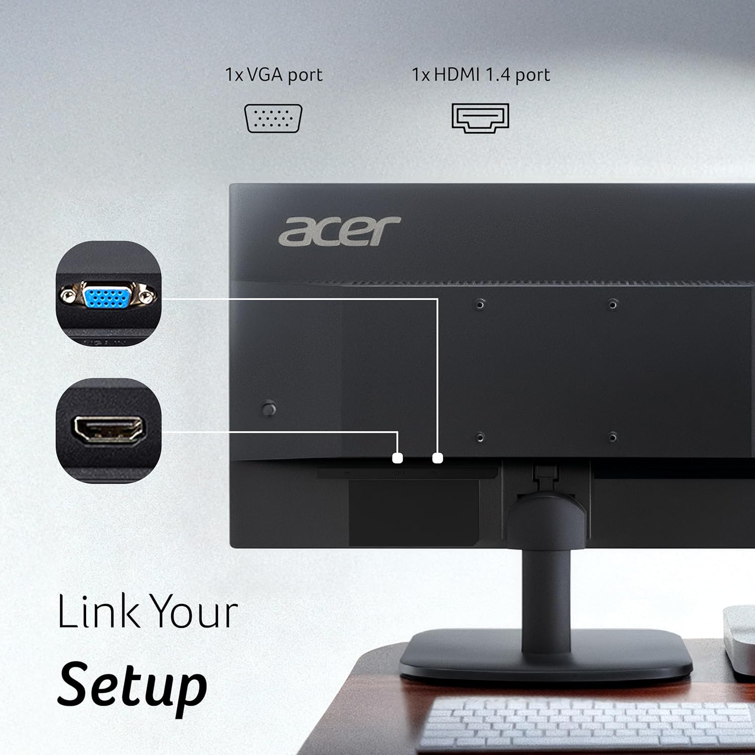 Acer K220Q 21.5 Inch Full Hd Va Panel Monitor - Image 5