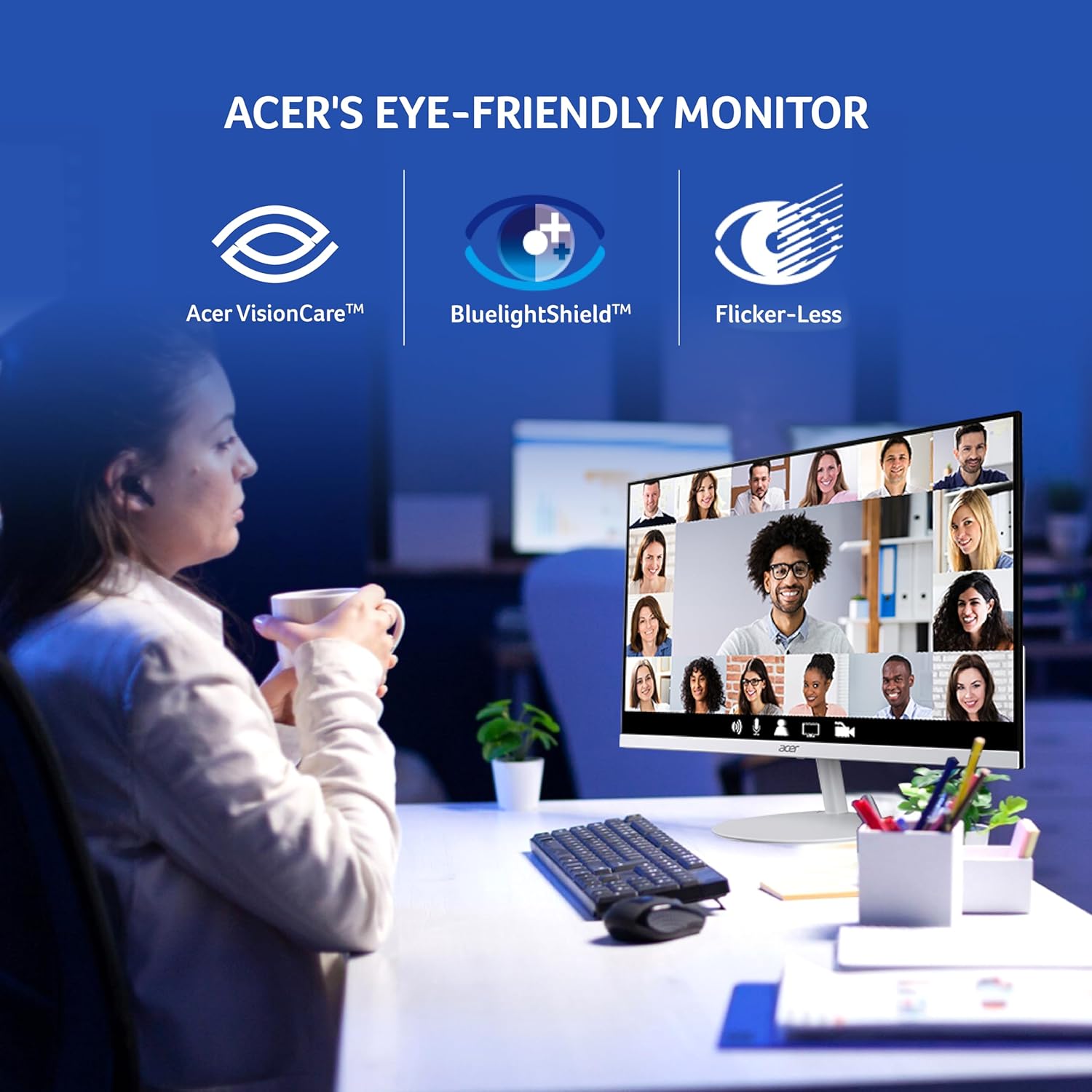 Acer Sa222Q 21.5 Inch Full Hd Ips Ultra Slim Backlit Led Lcd Monitor - Image 5