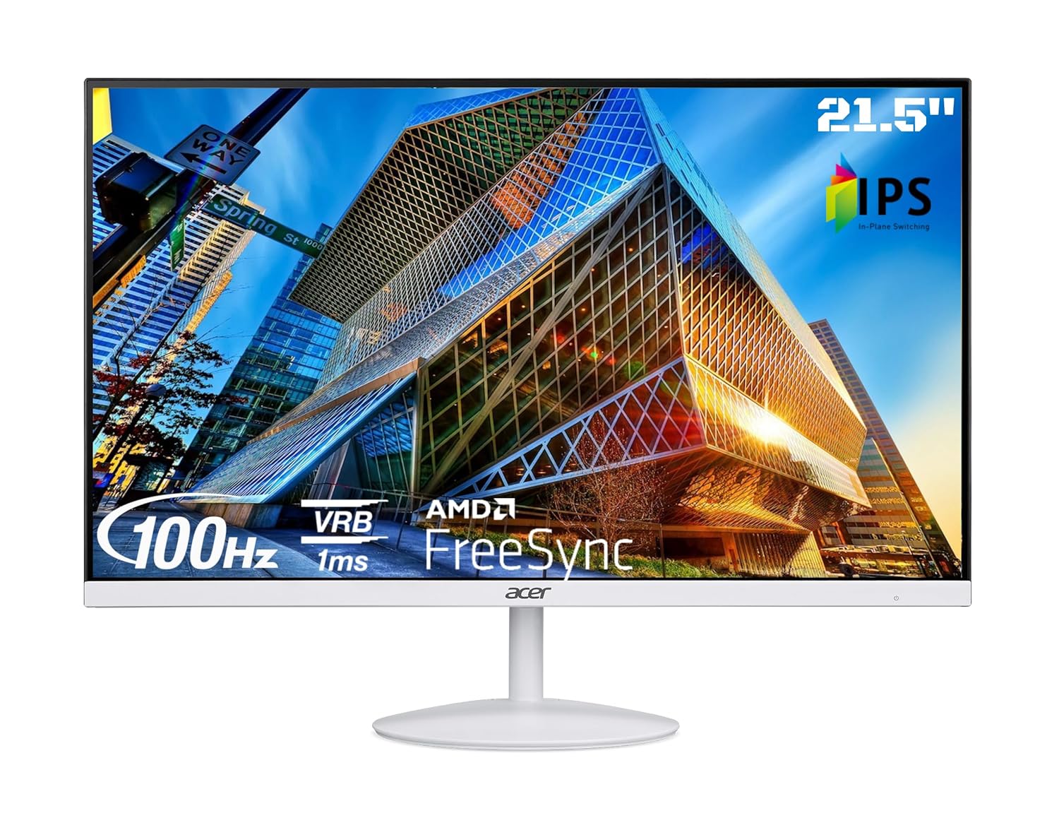 Acer Sa222Q 21.5 Inch Full Hd Ips Ultra Slim Backlit Led Lcd Monitor