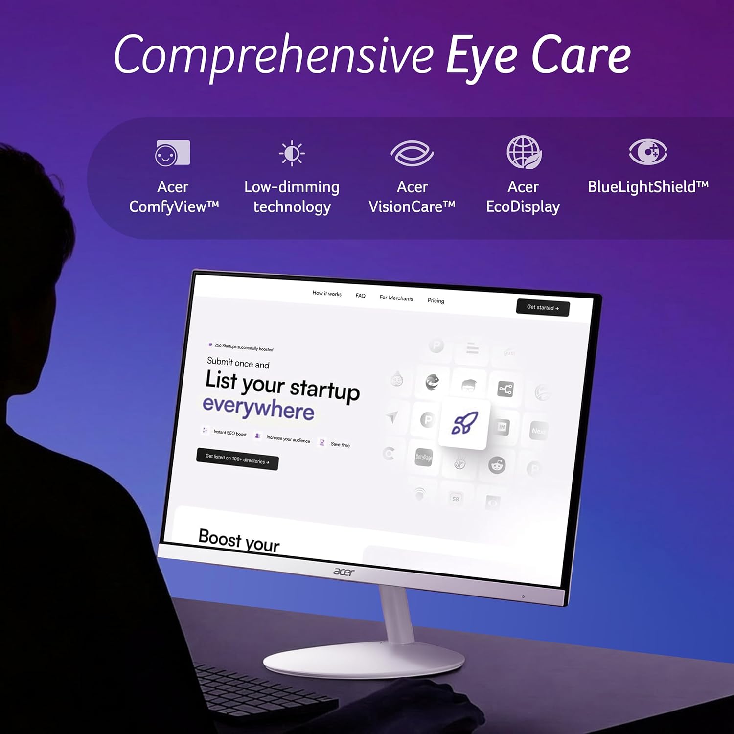 Acer Sa272U P1 27 Inch Wqhd 2560×1440 Ips Monitor - Image 3