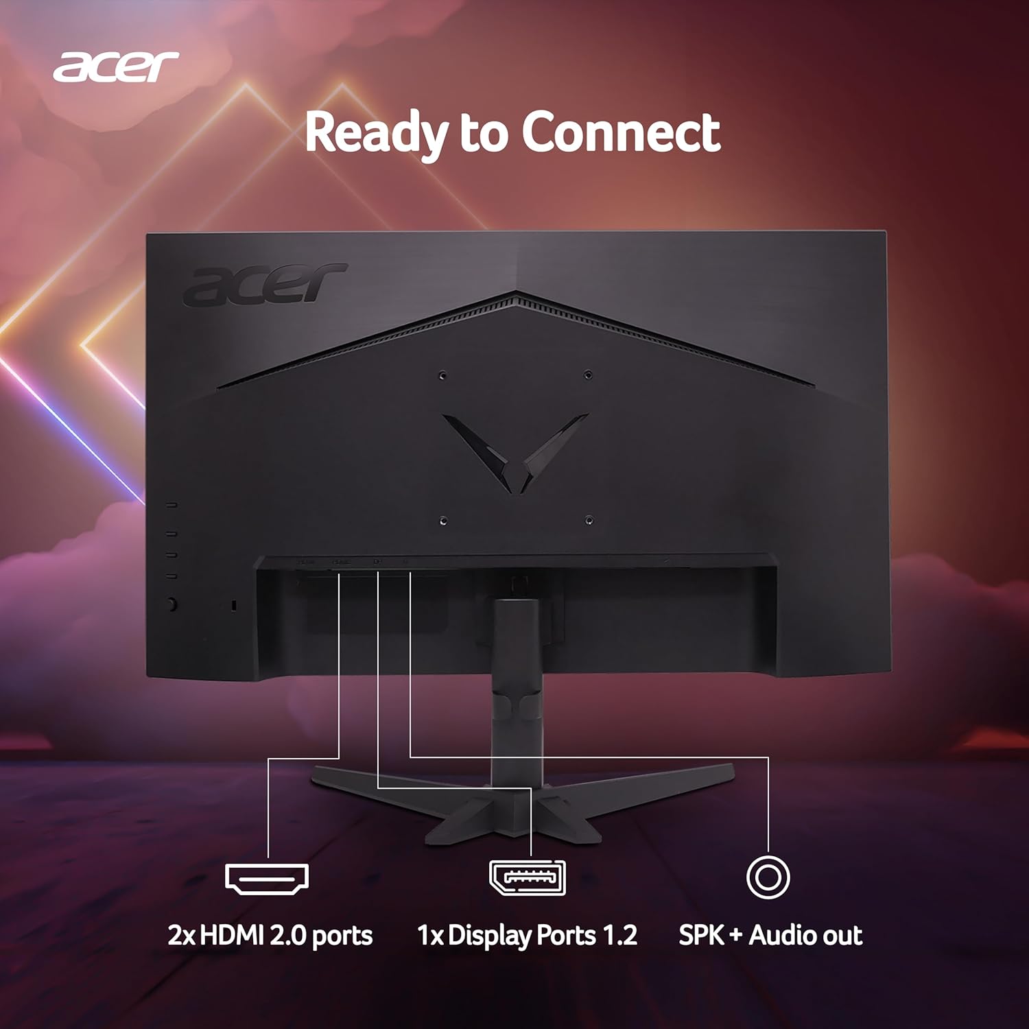 Acer Nitro Vg240Y 23.8 Inch Ips Full Hd Gaming Monitor - Image 2