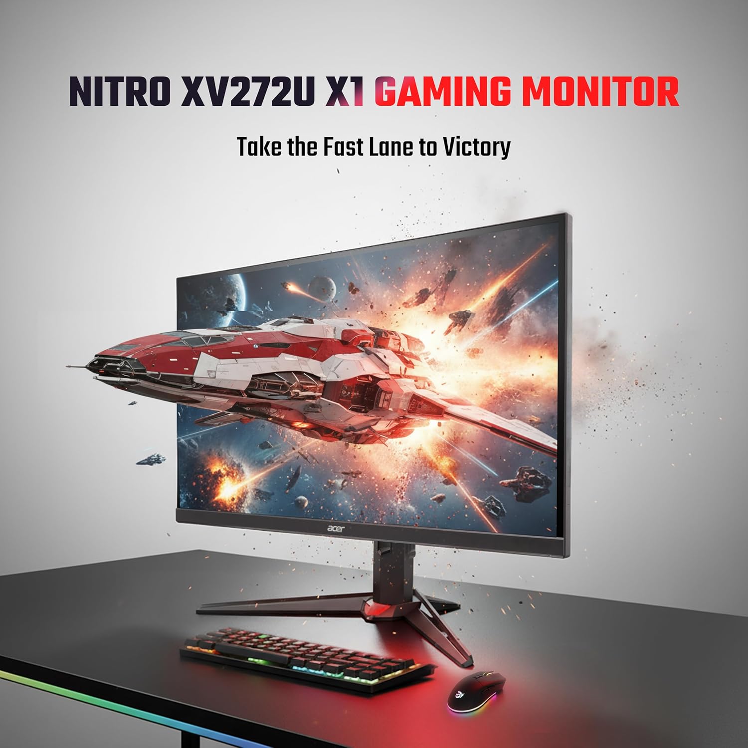 Acer Nitro Xv272U 27 Inch Wqhd (2560×1440) Ips Gaming Monitor - Image 2