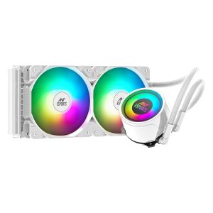 Ant Esports ICE-Glow 240 ARGB CPU Liquid Cooler - White