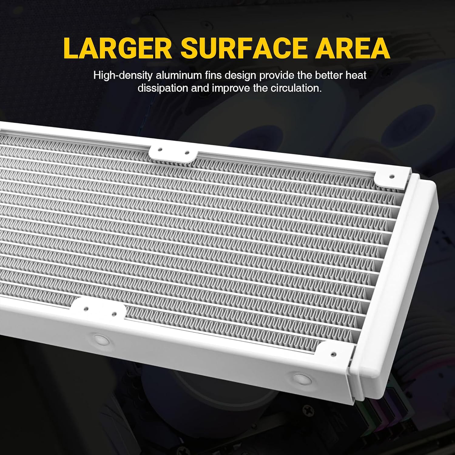 Ant Esports Ice-Glow 240 Argb Cpu Liquid Cooler - White - Image 5