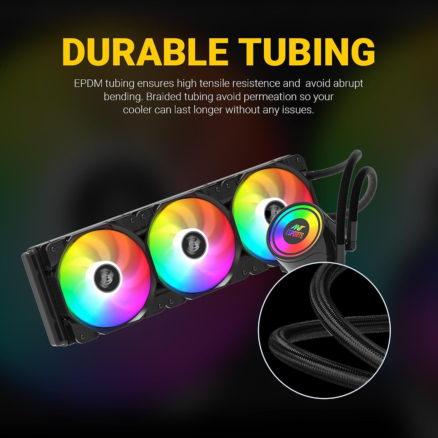 Ant Esports Ice-360 Argb 360Mm Cpu Liquid Cooler - Image 2