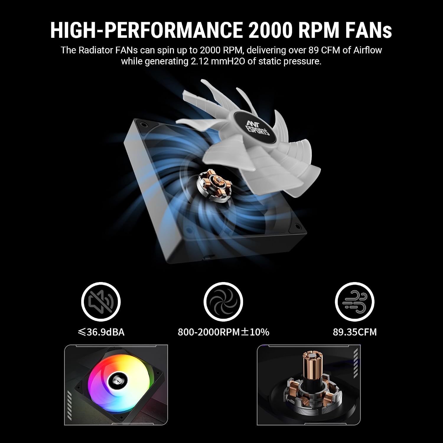 Ant Esports Icestorm-240 Argb Cpu Liquid Cooler With - Image 5