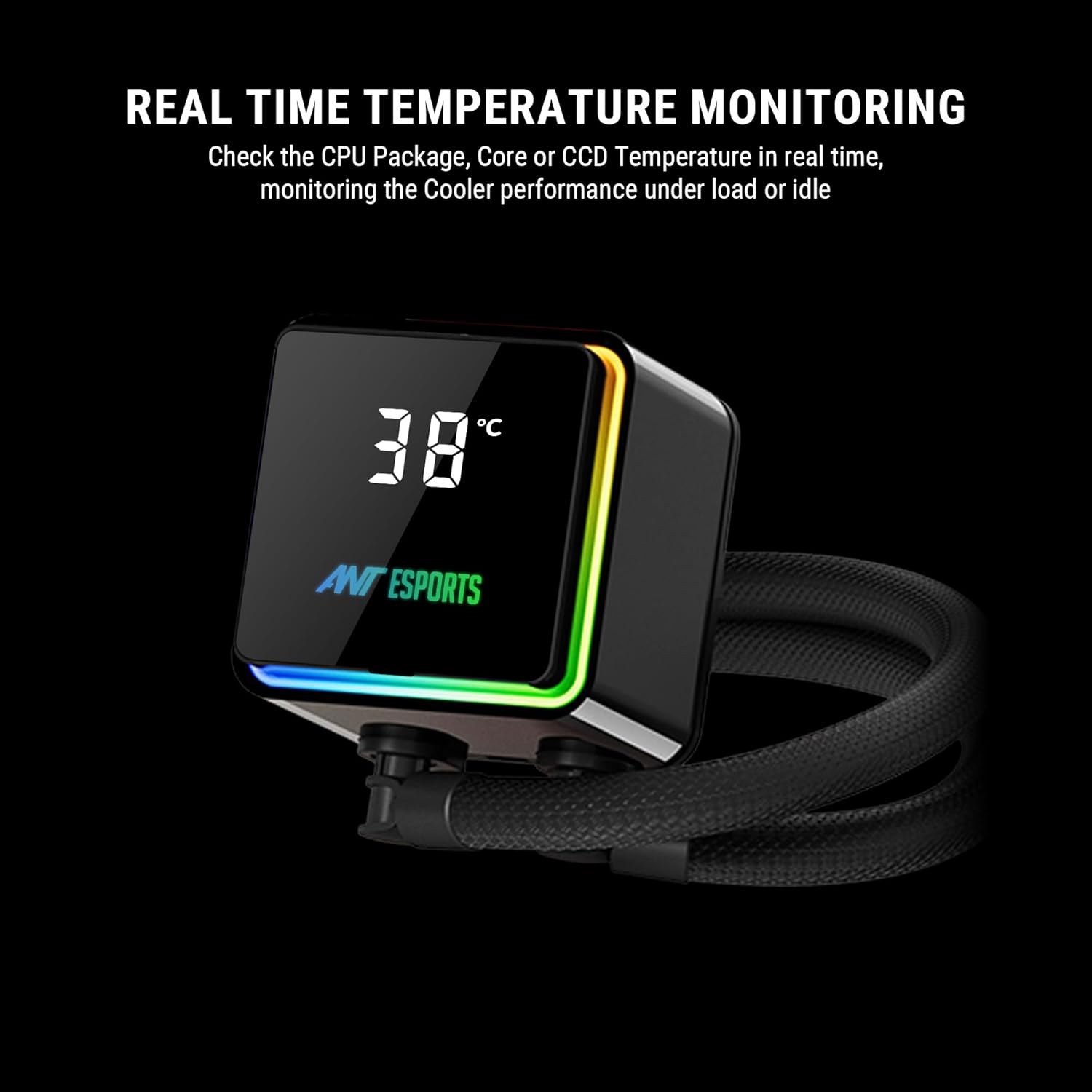 Ant Esports Icestorm-240 Argb Cpu Liquid Cooler With - Image 6