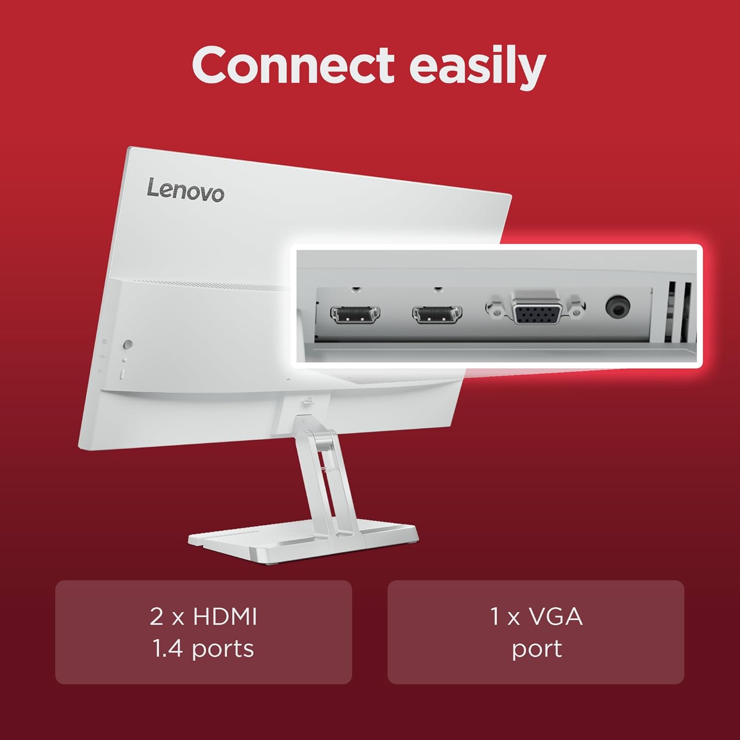 Lenovo L27-4C| 27 Inch (68.58 Cm) Ultraslim Monitor | 67Dekac1In - Image 2