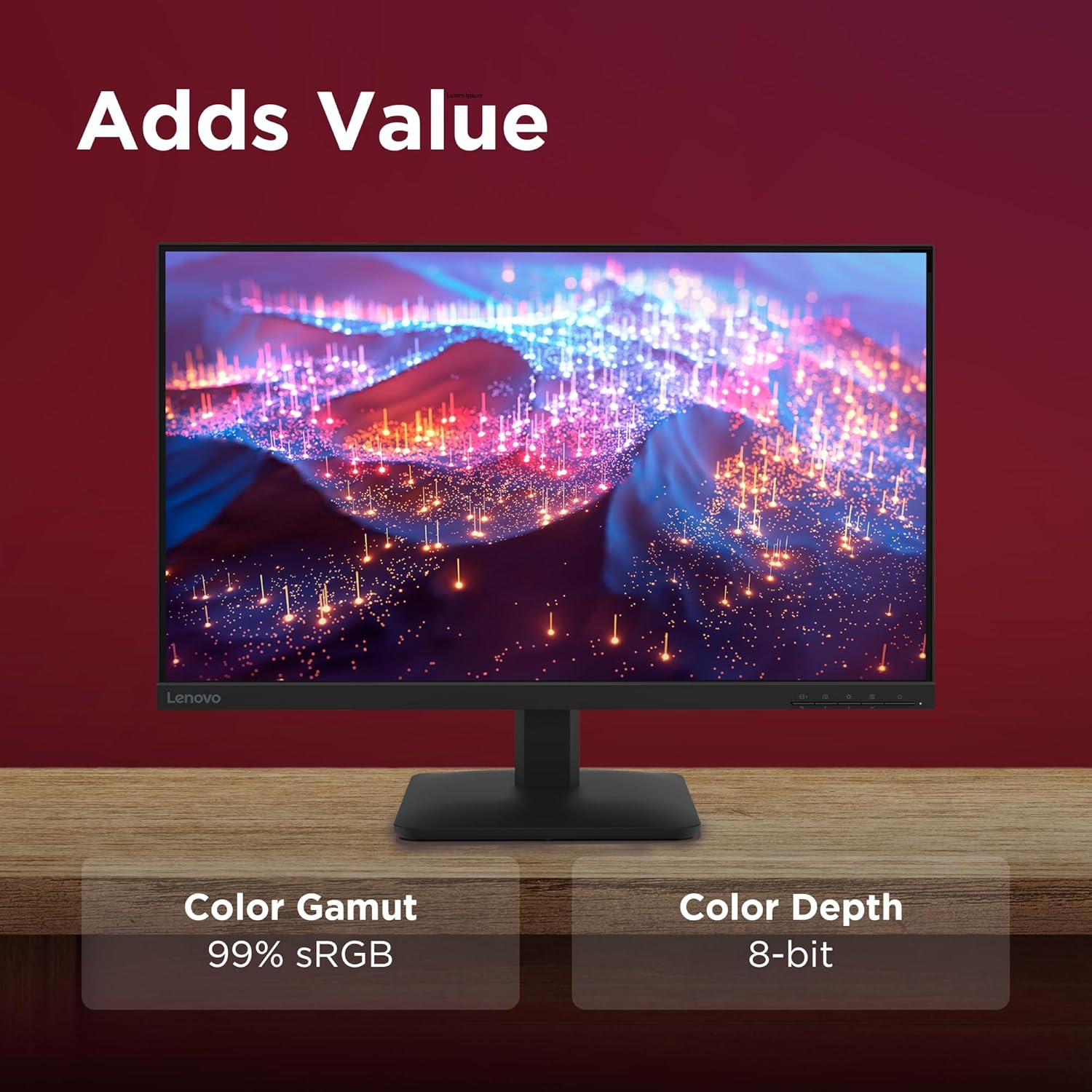 Lenovo L27-4E | 27&Quot; (68.58Cm) Fhd Ips 100Hz Ultraslim Monitor | 68Cdkac1In - Image 4