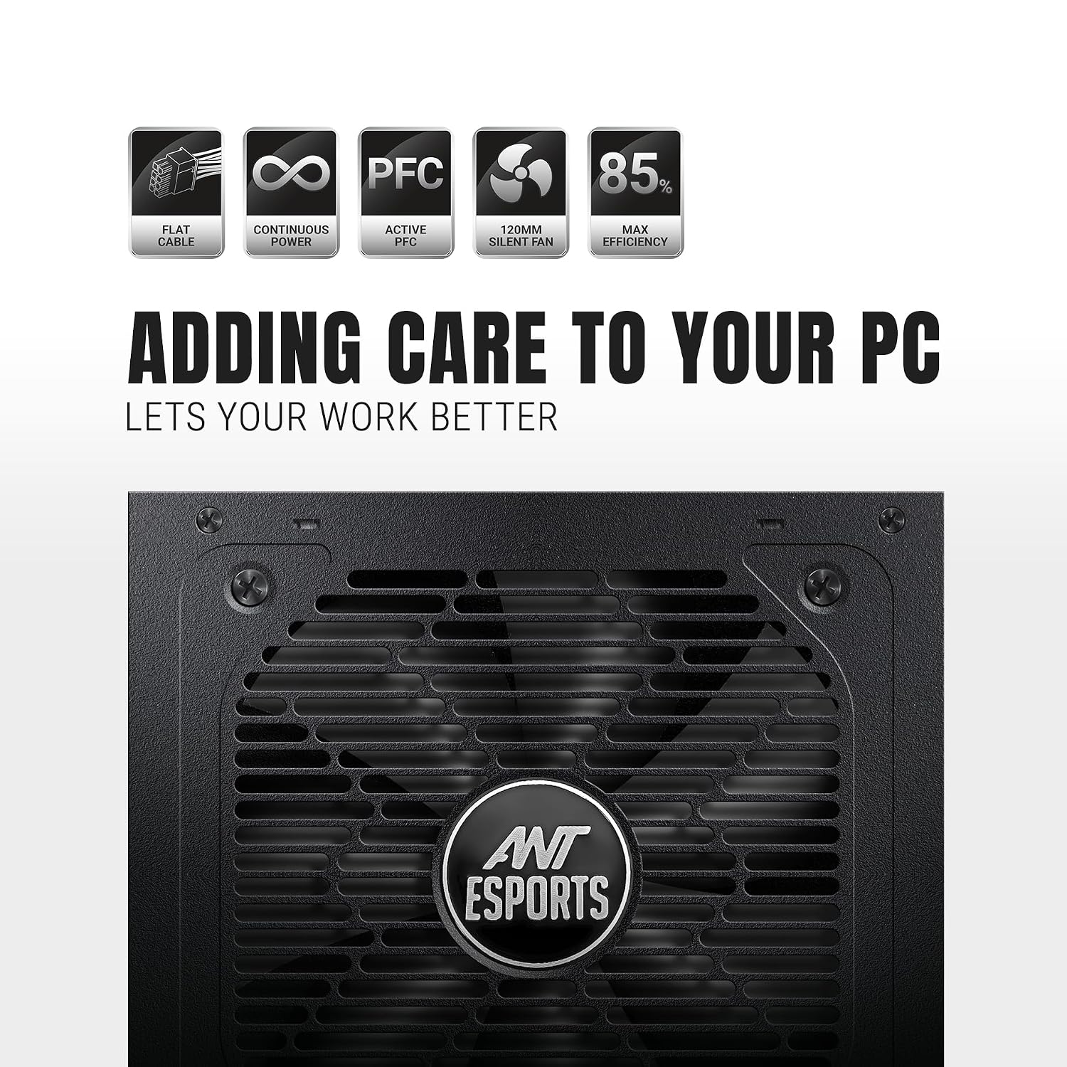 Ant Esports Rx650 650W 80 Plus Bronze Power Supply - Image 4