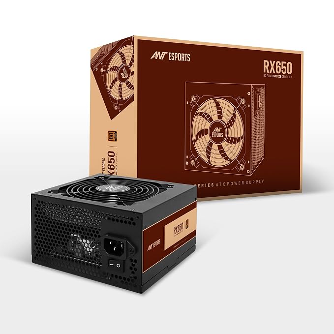 Ant Esports Rx650 650W 80 Plus Bronze Power Supply